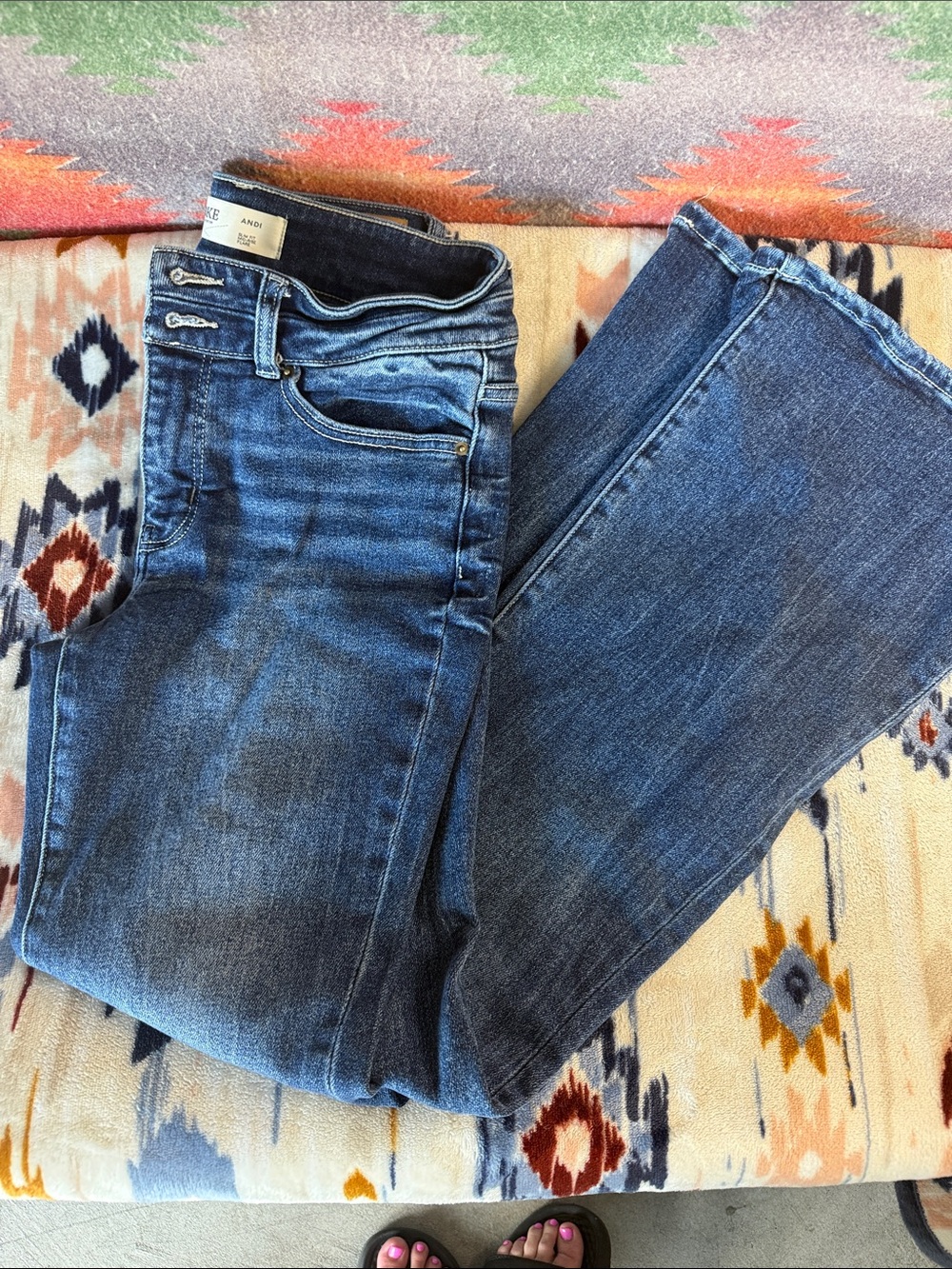 BKE Women’s Flare Jeans - Medium Blue Wash